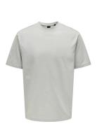 Onsfred Life Rlx Ss Tee Noos Grey ONLY & SONS