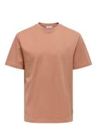 Onsfred Life Rlx Ss Tee Noos Orange ONLY & SONS