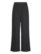 High Waist Straight Leg Trousers Black Monki