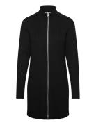 Long Zip Cardigan Black Weekday