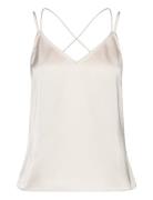 Obu Satin Singlet Cream Dante6