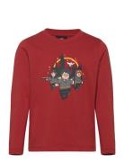 Lwtano 708 - T-Shirt L/S Red LEGO Kidswear