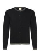 Cardigan Pointelle Black Creamie