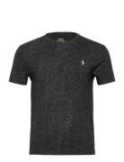 Custom Slim Fit Jersey Crewneck T-Shirt Black Polo Ralph Lauren