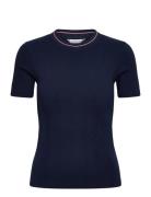 Rwb Slim Tee Ss C-Nk Navy Tommy Hilfiger