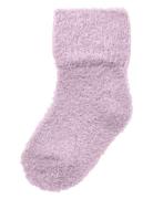 Nbfolla Terry Fluffy Sock Purple Name It