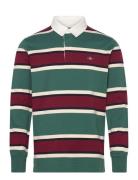 Yarn Dyed Striped Heavy Rugger Green GANT