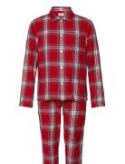 Flannel Pj Set Shirt And Pants Gb Red GANT