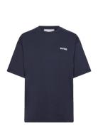 Swaustin Boxy Ss T-Shirt Navy Svea