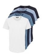 Onsmatt Longy Ss Tee 5-Pack White ONLY & SONS