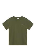 Crew T-Shirt Green Les Deux