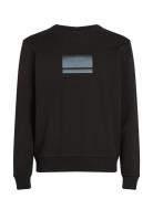 Gradient Logo Sweatshirt Black Calvin Klein