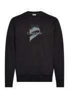 Raised Gel Logo Sweatshirt Black Calvin Klein