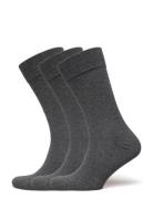 Soft Cotton Socks 3-Pack Grey GANT