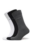 Soft Cotton Socks 3-Pack Grey GANT