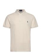 The Iconic Mesh Polo Shirt Cream Polo Ralph Lauren