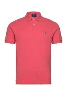 The Iconic Mesh Polo Shirt Pink Polo Ralph Lauren