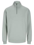 Jjebradley Sweat Half Zip Noos Green Jack & J S