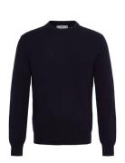 Natural Fibre Coaster Sweater Navy Mango