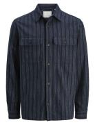 Jprccraymond Spring Stripe Overshirt Sn Navy Jack & J S