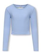 Kognessa Life Ls Contrast Cutout Top Jrs Blue Kids Only