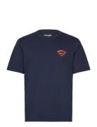 Small Logo Tee Navy Wrangler