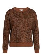 Animal Sweat Shirt Brown Sirup Copenhagen