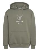 Airborne Hooded Sweatshirt Khaki Makia