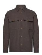 Jprraymond Melange Solid Ls Overshirt Sn Brown Jack & J S