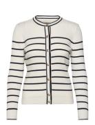 Ribbed Breton Cardigan White GANT