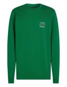 Hilfiger Stack Sweatshirt Green Tommy Hilfiger
