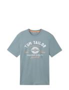 Logo Tee Blue Tom Tailor