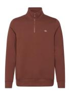 Oakport Quarter Zip Brown Dickies