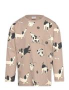 Top Ls Dog Aop Beige Lindex