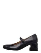 Shoes - Heel - With Buckle Black ANGULUS