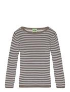 Rib Blouse Brown FUB
