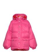 Heavy Hooded Puffer Jacket Pink Mini Rodini