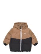 Puffer Jacket Brown BOSS