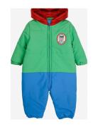 Baby B.c Color Block Overall Green Bobo Choses