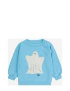 Baby Funny Ghost Sweatshirt Blue Bobo Choses