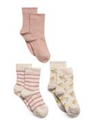 Thora Socks - 3-Pack Pink Mp Denmark