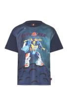 Lwtaffy 100 - T-Shirt S/S Navy LEGO Kidswear