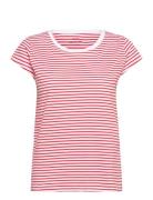 Organic Favorite Stripe Teasy Red Mads Nørgaard