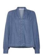 Srchristy Blouse Blue Soft Rebels