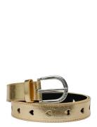Cut It Out Heart Belt Metallic Gold Fabienne Chapot