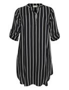 Kcmilana Shirt Dress Black Kaffe Curve