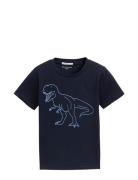 Printed T-Shirt Navy Tom Tailor