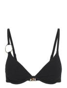 Eclipse Swimwear Plunge Bra Black Chantelle Beach
