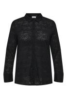 Carrosil Ls Lace Shirt Jrs Black ONLY Carmakoma