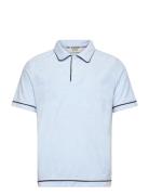 Towelling Relaxed-Fit Polo Blue Scotch & Soda